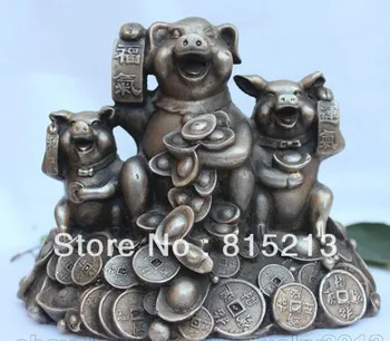 bi0093 Old China Chinese Dynasty Palace Silver good luck Wealth Zodiac Year pig Statue
bi0093 Old China Chinese Dynasty Palace Silver good luck Wealth Zodiac Year pig Statue