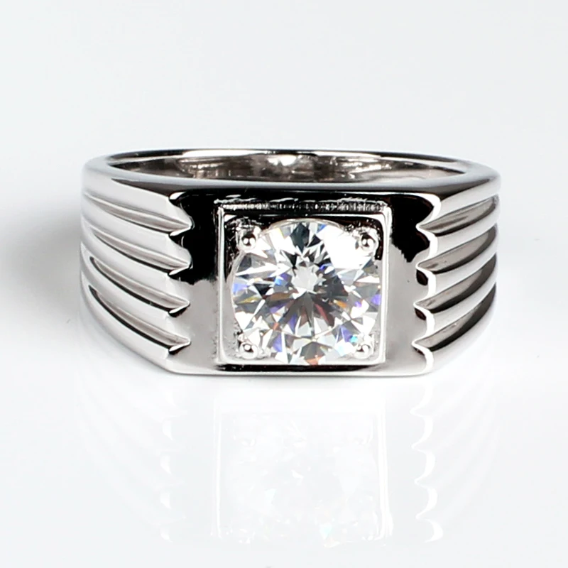 2ct Big Created Diamond Ring for Men 925 Sterling Silver Wedding Fine Jewelry 8mm Stone R516D
2ct Big Created Diamond Ring for Men 925 Sterling Silver Wedding Fine Jewelry 8mm Stone R516D