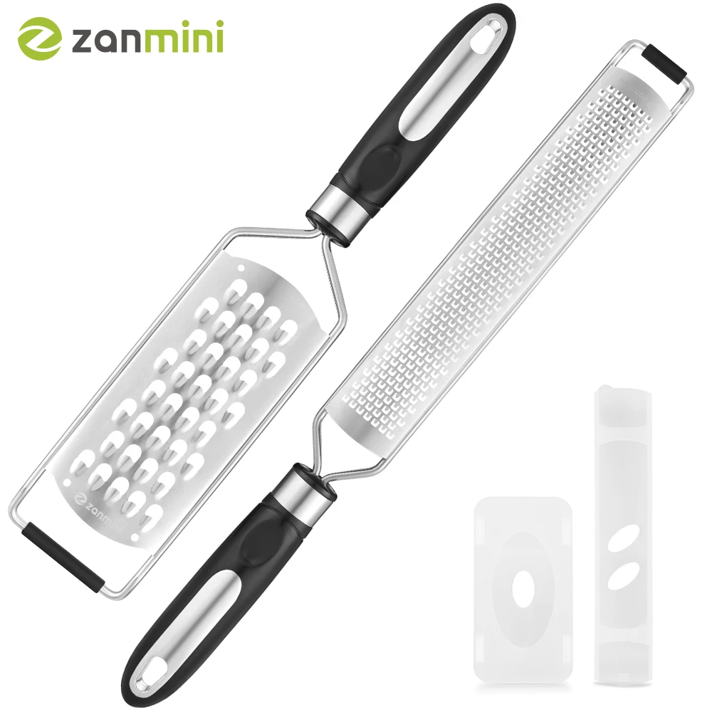 zanmini ZGC Lemon Zester and Cheese Grater Zester Set Handle Chocolate planing shredding device scraping fruit Z28
zanmini ZGC Lemon Zester and Cheese Grater Zester Set Handle Chocolate planing shredding device scraping fruit Z28
