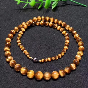 Genuine Natural Copper Hair Rutilated Quartz Cat Eye Round Beads Wealthy Women Man Necklace 5-11.5mm AAAAA
Genuine Natural Copper Hair Rutilated Quartz Cat Eye Round Beads Wealthy Women Man Necklace 5-11.5mm AAAAA