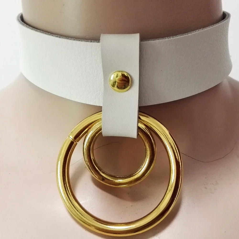 Fashion women Sexy Harajuku Handmade Punk Leather Choker belt Collar hot dark torque lace Gold-color color O-Round free shipping
Fashion women Sexy Harajuku Handmade Punk Leather Choker belt Collar hot dark torque lace Gold-color color O-Round free shipping
