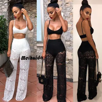 2019 Women Crop Top Long Pants Set Two Piece Outfits Jumpsuit Playsuit Casual Clothes
2019 Women Crop Top Long Pants Set Two Piece Outfits Jumpsuit Playsuit Casual Clothes