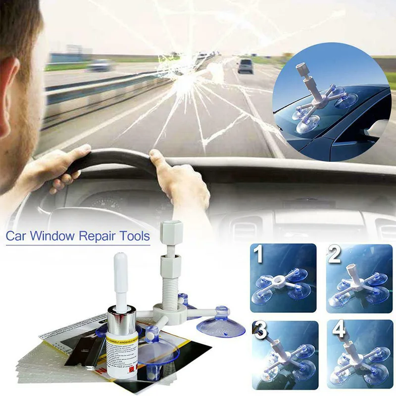 Car Windshield Repair Kit Auto Window Glass Anti-scratch Repair ToolsCrack Restore Glass Window Repair Resin Glue
Car Windshield Repair Kit Auto Window Glass Anti-scratch Repair ToolsCrack Restore Glass Window Repair Resin Glue
