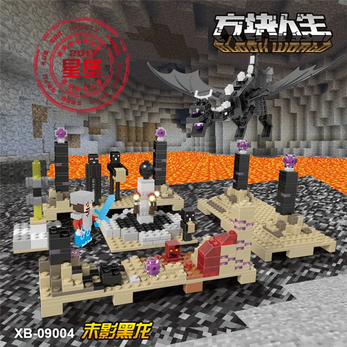 Xingbao 09004 My World Blocks Life Series The Black Dragon Set Children Minecrafted Building Blocks Bricks Boy Model Gifts
Xingbao 09004 My World Blocks Life Series The Black Dragon Set Children Minecrafted Building Blocks Bricks Boy Model Gifts