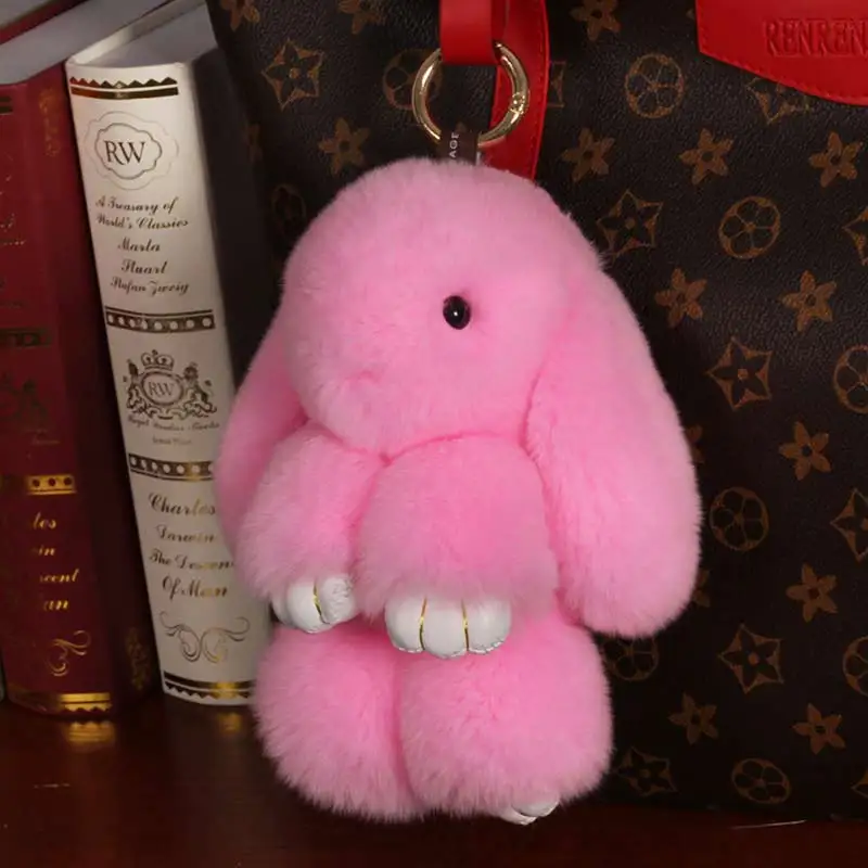 18cm Rabbit Hare Bunny Keychain Real Rex Animal FulffyFur Key Chain Women Cute Bag Charms for Monster Car Pendant With Gift Wrap
18cm Rabbit Hare Bunny Keychain Real Rex Animal FulffyFur Key Chain Women Cute Bag Charms for Monster Car Pendant With Gift Wrap
