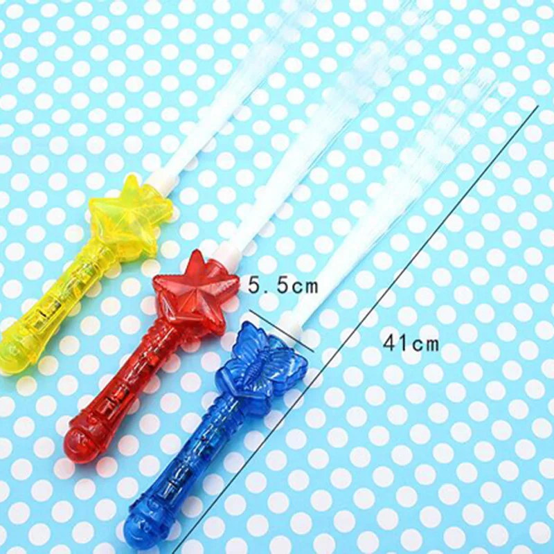 Ledluminouslight upchristmashaloween toy ledconcertparty light stick glow in the dark glow fiber optic sticks for party (6)