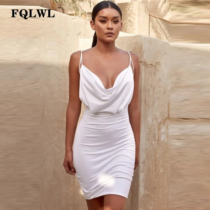 FQLWL Ruffles Satin Bandage Midi Dress Women Backless White Red Wrap Bodycon Sexy Dresses Elegant Ladies Celebrity Party Dress
FQLWL Ruffles Satin Bandage Midi Dress Women Backless White Red Wrap Bodycon Sexy Dresses Elegant Ladies Celebrity Party Dress