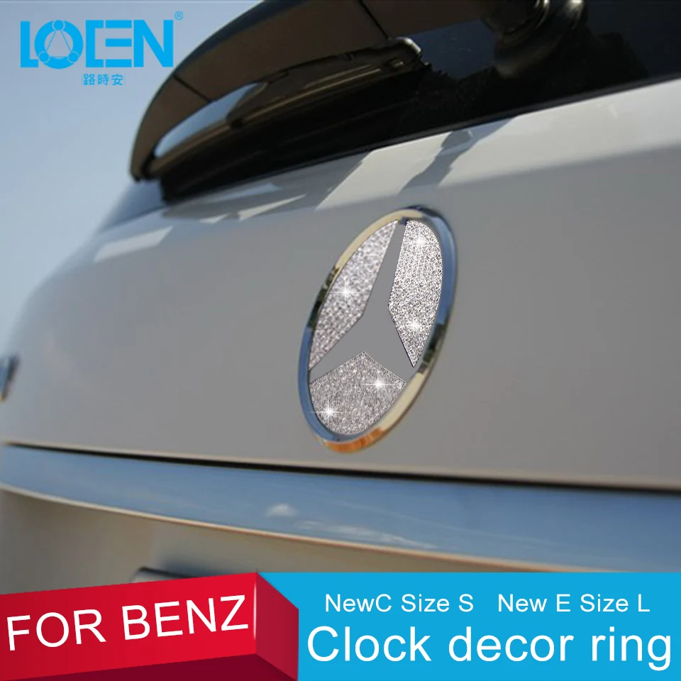 1PCS Zinc Alloy Rhinestones Silver Car Exterior Decal Stickers For Mercedes Benz New C/New E Tail Logo Decoration Car-Styling
1PCS Zinc Alloy Rhinestones Silver Car Exterior Decal Stickers For Mercedes Benz New C/New E Tail Logo Decoration Car-Styling