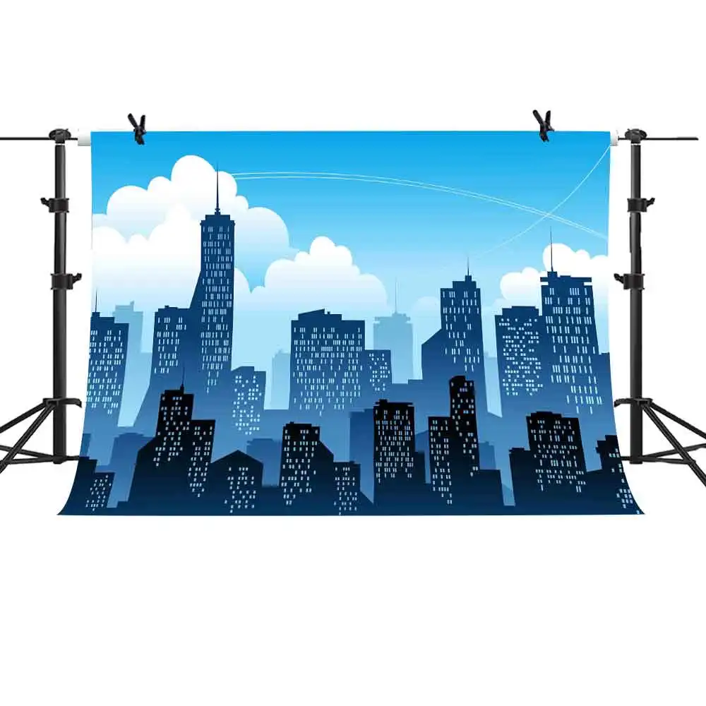 MTMETY Superhero Background for Children's Birthday Party Photography Photo Studio Props Backdrop
MTMETY Superhero Background for Children's Birthday Party Photography Photo Studio Props Backdrop