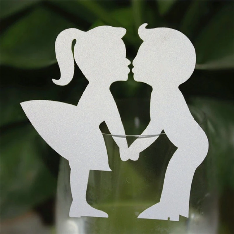 N2HAO NEW 50 PCS Name Place Card Kiss Lover Wine Glass Cards for Wedding Table Decoration
N2HAO NEW 50 PCS Name Place Card Kiss Lover Wine Glass Cards for Wedding Table Decoration