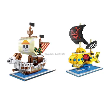 hot Lepining creators one-piece pirate ship THOUSAND SUNNY Going Merry nine snake Submarine micro diamond building blocks toys
hot Lepining creators one-piece pirate ship THOUSAND SUNNY Going Merry nine snake Submarine micro diamond building blocks toys