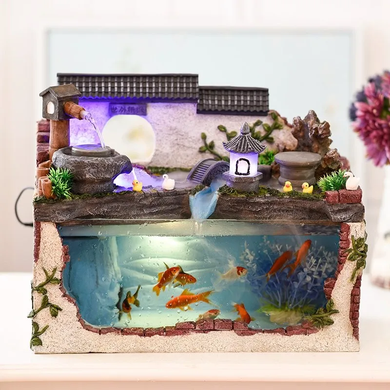 Living room, water landscape, water tank, fountain, humidifier, handicraft office, creative home accessories
Living room, water landscape, water tank, fountain, humidifier, handicraft office, creative home accessories