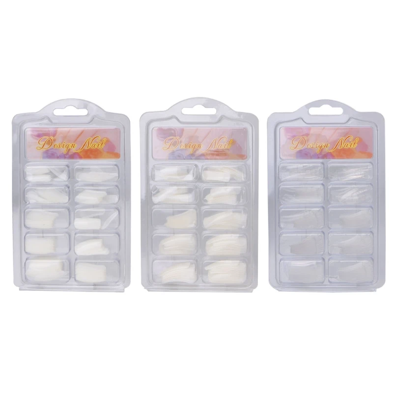 100Pcs Natural/Clear French Acrylic False Nail Art Fingernail Full/Half Tips Box Nail Tips For Finger Plastic Manicure Art Tools
100Pcs Natural/Clear French Acrylic False Nail Art Fingernail Full/Half Tips Box Nail Tips For Finger Plastic Manicure Art Tools