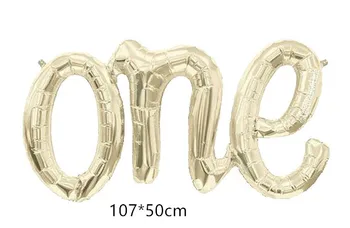 White Gold one balloons helium mylar balloons baby first birthday party decorations baby shower globos one letter balloon
White Gold one balloons helium mylar balloons baby first birthday party decorations baby shower globos one letter balloon