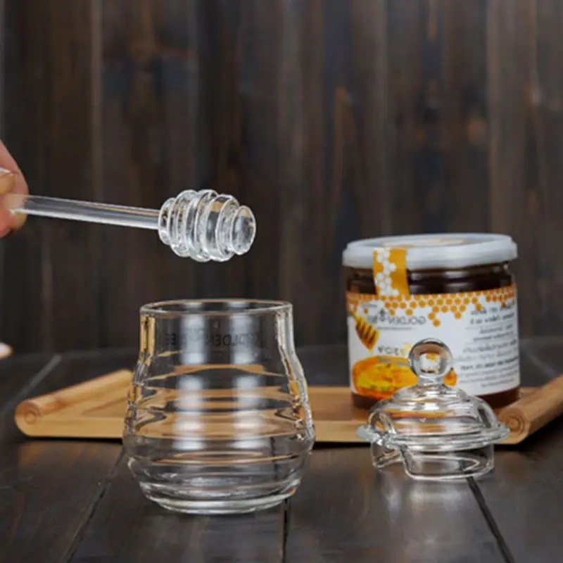 High-grade honey jar crystal glass seasoning bottle glass stirring admission 290ML car candy dispenser Glass Container CL1108052
High-grade honey jar crystal glass seasoning bottle glass stirring admission 290ML car candy dispenser Glass Container CL1108052