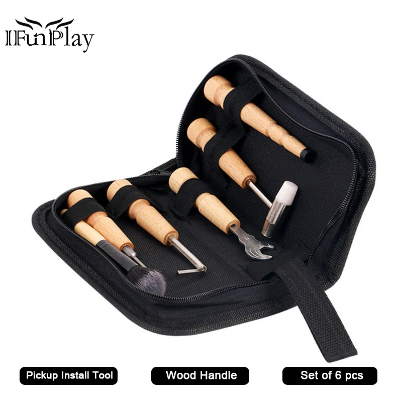 Professional Guitar Fix Tool Convenient Guitar Pickup Repair Tool kit for Acoustic Guitar Set of 6pcs for Gutiar Luthier
Professional Guitar Fix Tool Convenient Guitar Pickup Repair Tool kit for Acoustic Guitar Set of 6pcs for Gutiar Luthier