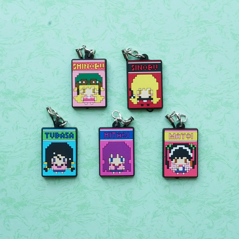 Bakemonogatari Anime Monogatari Monstory Senjougahara Oshino Shinobu Sinobu Mayoi Kawaii Rubber Keychain Oshino Shinobu Monogatari Animeshinobu Oshino Aliexpress