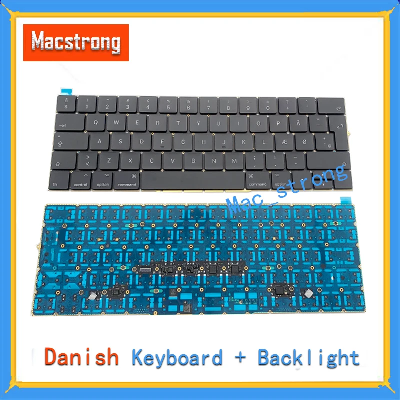 Brand New Original 13" A1706/A1708 Denmark Keyboard For Macbook Pro Retina 15" A1707 DK Keyboard With Backlight 2016 2017
Brand New Original 13" A1706/A1708 Denmark Keyboard For Macbook Pro Retina 15" A1707 DK Keyboard With Backlight 2016 2017