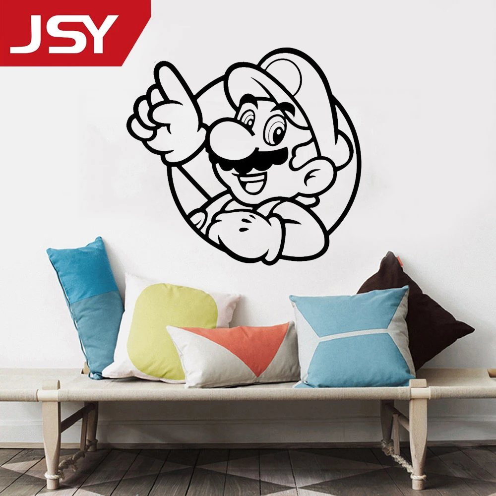 Jiangs Yu 1 PC Super Mario Wall Decals Game Hero Vinyl Sticker Retro Games Home Interior Wall Murals
Jiangs Yu 1 PC Super Mario Wall Decals Game Hero Vinyl Sticker Retro Games Home Interior Wall Murals