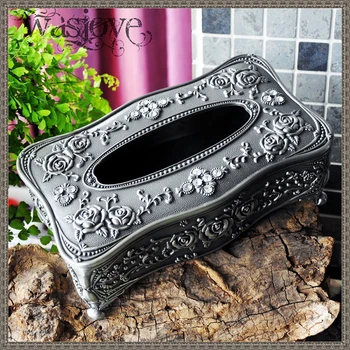 Vintage Home Zinc Alloy Tissue Box European Decoration Room KTV Hotel Supplies Home Furnishing Box Gift 23.5*13*8cm Drop Ship
Vintage Home Zinc Alloy Tissue Box European Decoration Room KTV Hotel Supplies Home Furnishing Box Gift 23.5*13*8cm Drop Ship