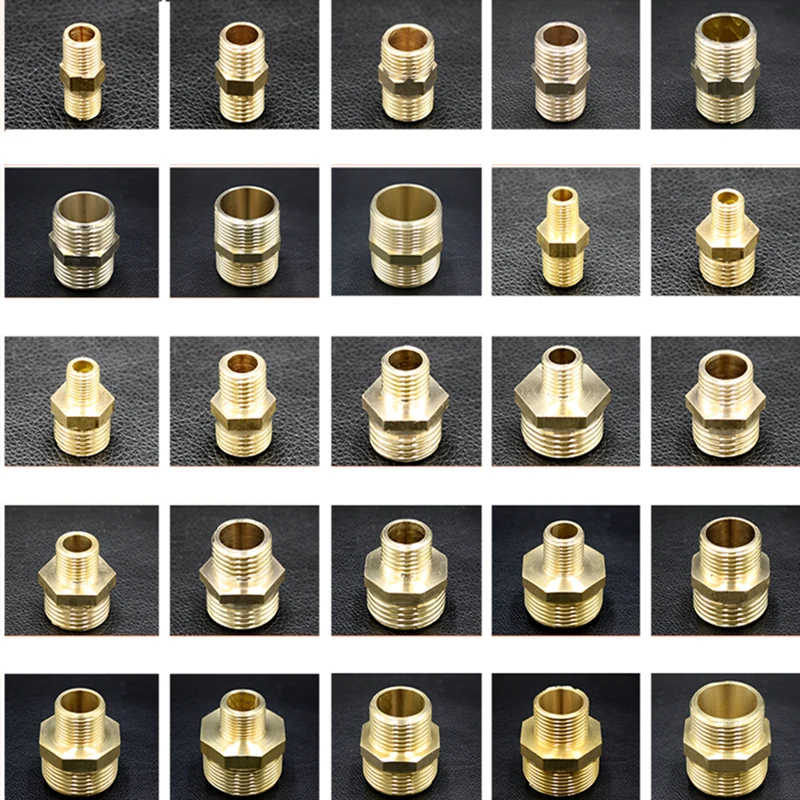 1/8" 1/4" 3/8" 1/2" 3/4" 1" Male Thread Brass Pipe Equal Reducing Nipple Fittings Brass Quick Adapters Connectors
1/8" 1/4" 3/8" 1/2" 3/4" 1" Male Thread Brass Pipe Equal Reducing Nipple Fittings Brass Quick Adapters Connectors
