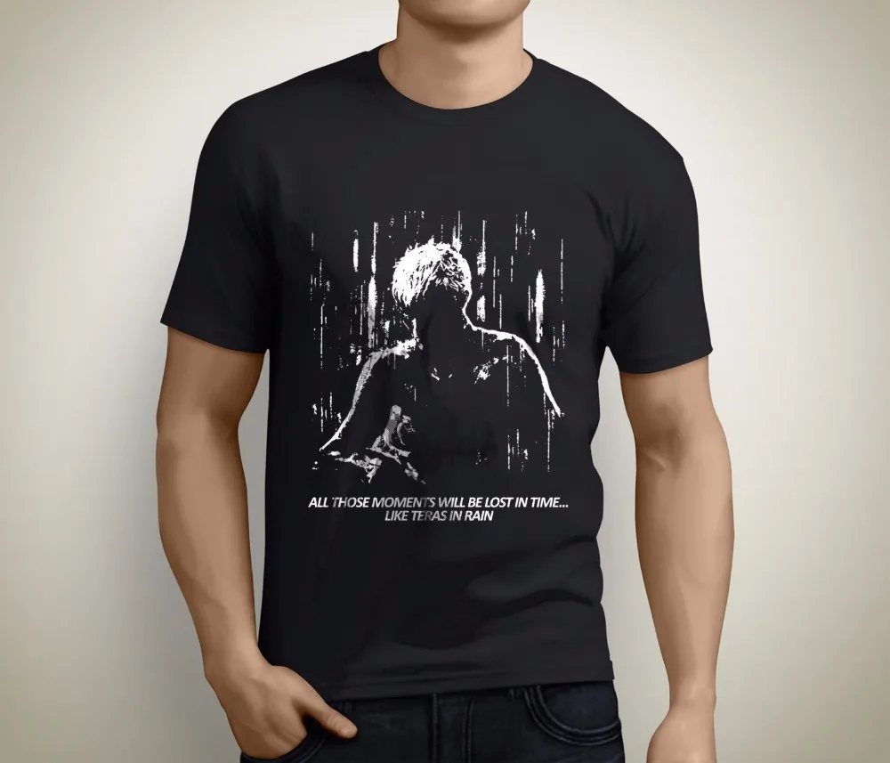 2019 Tee summer tees printed Round Neck Short Sleeve Fashion T-shirt New Blade Runner Tears in Rain bulk T shirt
2019 Tee summer tees printed Round Neck Short Sleeve Fashion T-shirt New Blade Runner Tears in Rain bulk T shirt