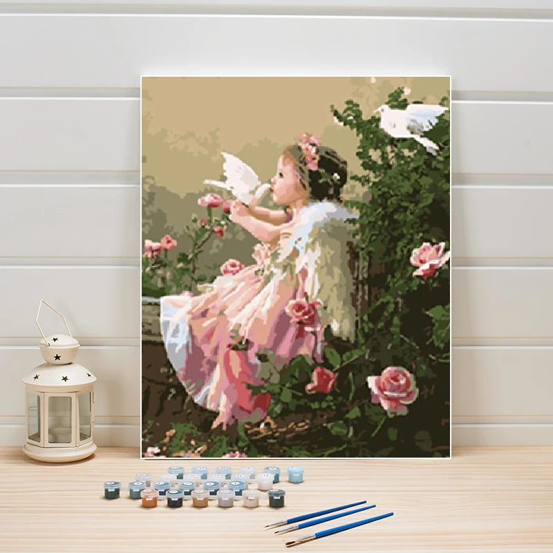 Pictures Paintings By Numbers Angel On Canvas One Set Paint Acrylics Arts Coloring Woman Adults For Living Room Walls Decoration
Pictures Paintings By Numbers Angel On Canvas One Set Paint Acrylics Arts Coloring Woman Adults For Living Room Walls Decoration