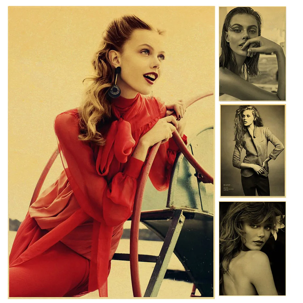 Swedish female model Frida Gustavsson Retro Poster Vintage poster Wall Decor For Home Bar Cafe
Swedish female model Frida Gustavsson Retro Poster Vintage poster Wall Decor For Home Bar Cafe