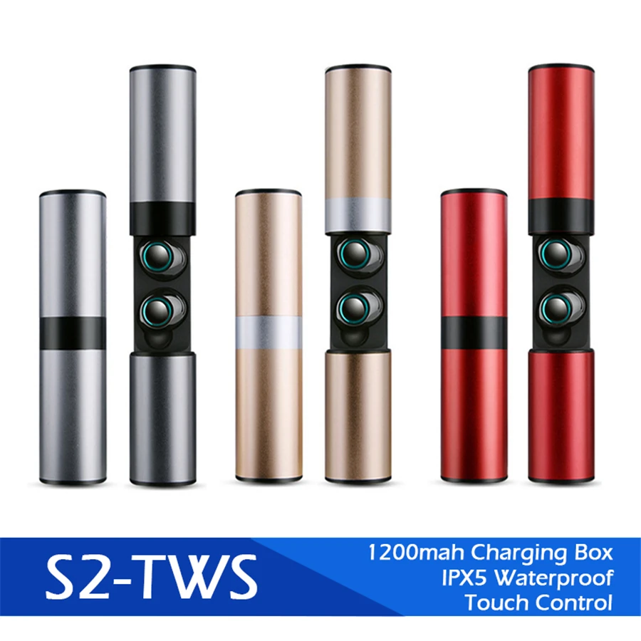 S2 TWS Wireless Bluetooth Earphones Universal Touch Control Mini Earbuds Sport Hifi Stereo Headset PK i30 tws i12 10 Head phone
S2 TWS Wireless Bluetooth Earphones Universal Touch Control Mini Earbuds Sport Hifi Stereo Headset PK i30 tws i12 10 Head phone