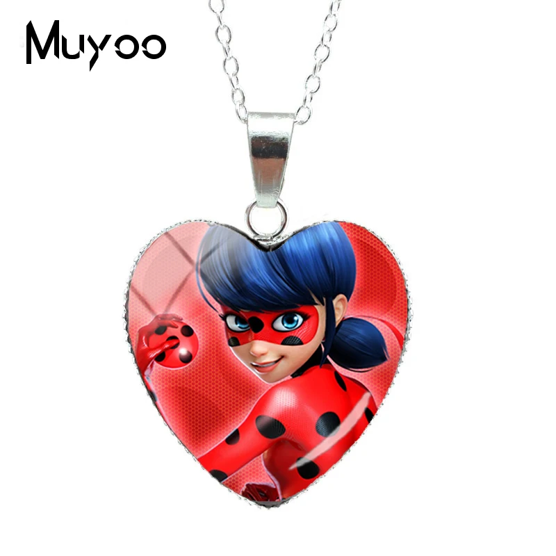 2019 New Arrival Ladybug Anime Heart Pendants Ladybug and Cat Cartoon Style Jewelry Necklace Gifts for KidsHZ3
2019 New Arrival Ladybug Anime Heart Pendants Ladybug and Cat Cartoon Style Jewelry Necklace Gifts for KidsHZ3