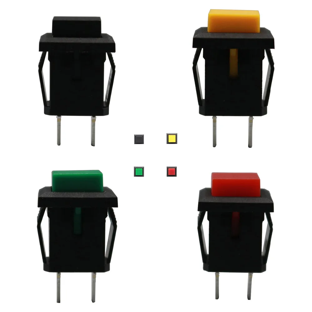 40Pcs PB04 Square Push Button Switch OFF-(ON) 14*14mm Reset Momentary 3A/125VAC SPST
40Pcs PB04 Square Push Button Switch OFF-(ON) 14*14mm Reset Momentary 3A/125VAC SPST