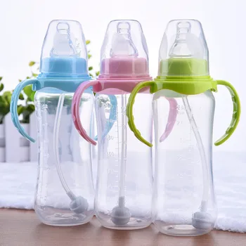 240ml / 60ml Cute Baby bottle Infant Newborn Cup Learn Feeding Drinking Handle water Bottle kids Straw Juice random colors
240ml / 60ml Cute Baby bottle Infant Newborn Cup Learn Feeding Drinking Handle water Bottle kids Straw Juice random colors