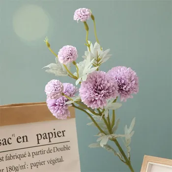 Fake Chrysanthemum Ball (6 heads/piece) Simulated Daisy for Wedding Home Showcase Decorative Artificial Flowers 5 Colors
Fake Chrysanthemum Ball (6 heads/piece) Simulated Daisy for Wedding Home Showcase Decorative Artificial Flowers 5 Colors