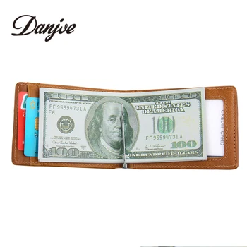 DANJUE RFID Blocking Men Money Clips Genuine Leather Men Wallet Business Credit Card Bag Fashion Dollar Clips
DANJUE RFID Blocking Men Money Clips Genuine Leather Men Wallet Business Credit Card Bag Fashion Dollar Clips