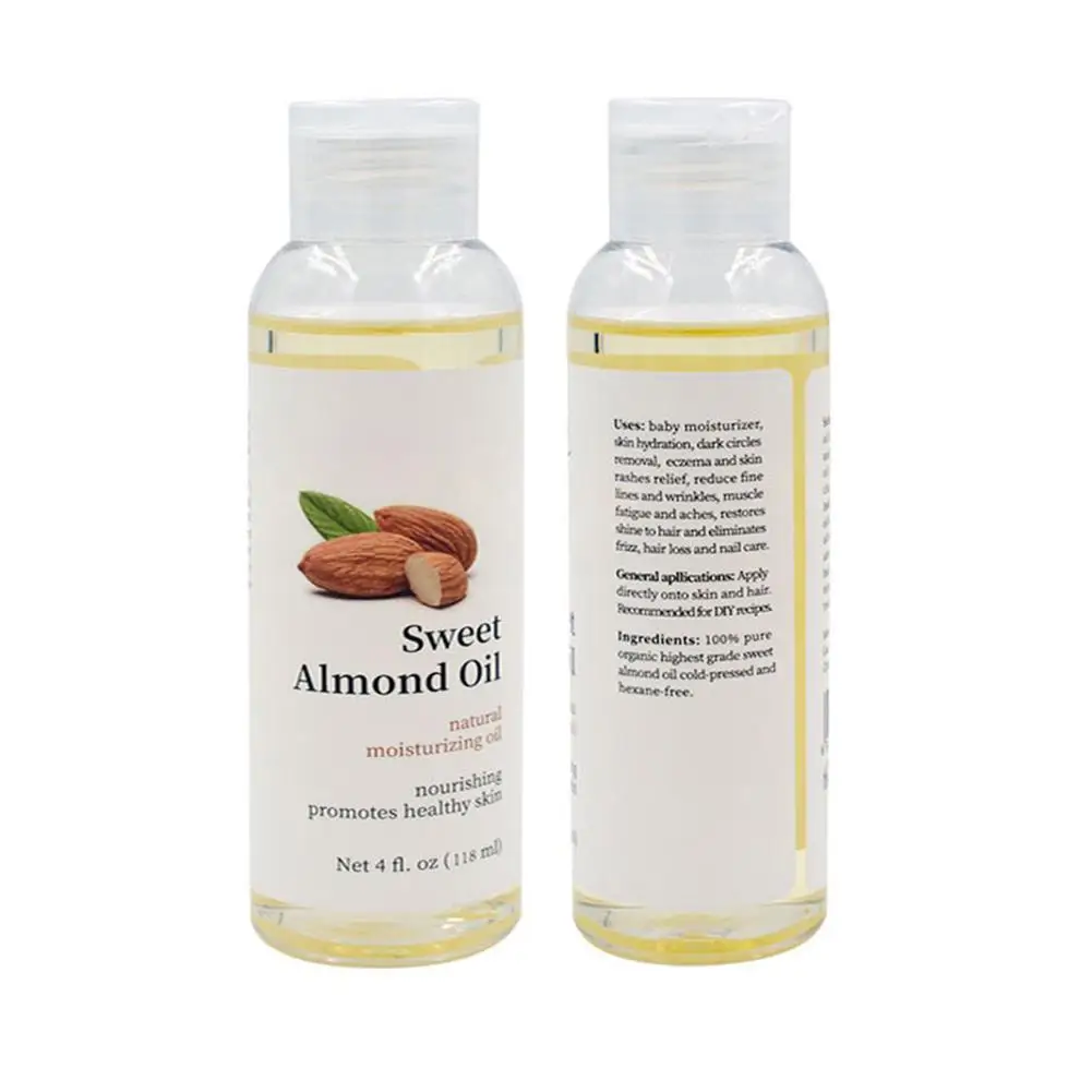 Sweet Almond Oil Moisturizing Foundation Oil Body Massage Oil Desalination Stretch Mark Oil 118ml
Sweet Almond Oil Moisturizing Foundation Oil Body Massage Oil Desalination Stretch Mark Oil 118ml