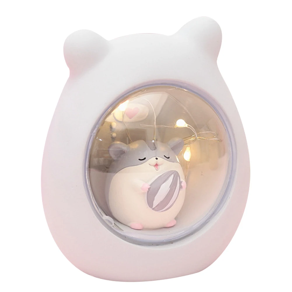 Hamster Night Light Blue Resin Hamster Ornament Led Lamp Battery Operated Tabletop Decoration Colorful
Hamster Night Light Blue Resin Hamster Ornament Led Lamp Battery Operated Tabletop Decoration Colorful