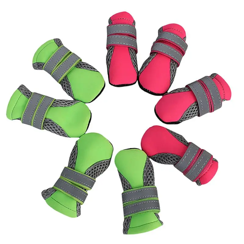4pcs/set Outdoor Waterproof Nonslip Anti-stain Dog Cat Socks Booties Shoes Wth Rubber Sole Pet Paw Protector
4pcs/set Outdoor Waterproof Nonslip Anti-stain Dog Cat Socks Booties Shoes Wth Rubber Sole Pet Paw Protector