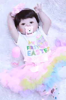 22" Full silicone reborn babies dolls bebe alive newborn collectible super real looking menina kids best gift bonecas
22" Full silicone reborn babies dolls bebe alive newborn collectible super real looking menina kids best gift bonecas