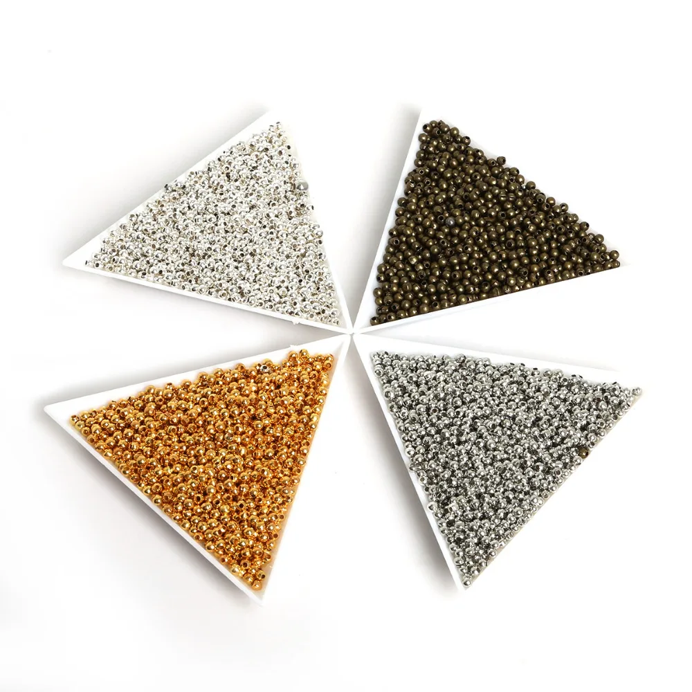 Dia 0.6 1.0 1.5mm Silver/Gold/Rhodium/Brass Plating Iron Round Ball Beads For Necklace Bracelet DIY Jewelry & Craft Making
Dia 0.6 1.0 1.5mm Silver/Gold/Rhodium/Brass Plating Iron Round Ball Beads For Necklace Bracelet DIY Jewelry & Craft Making