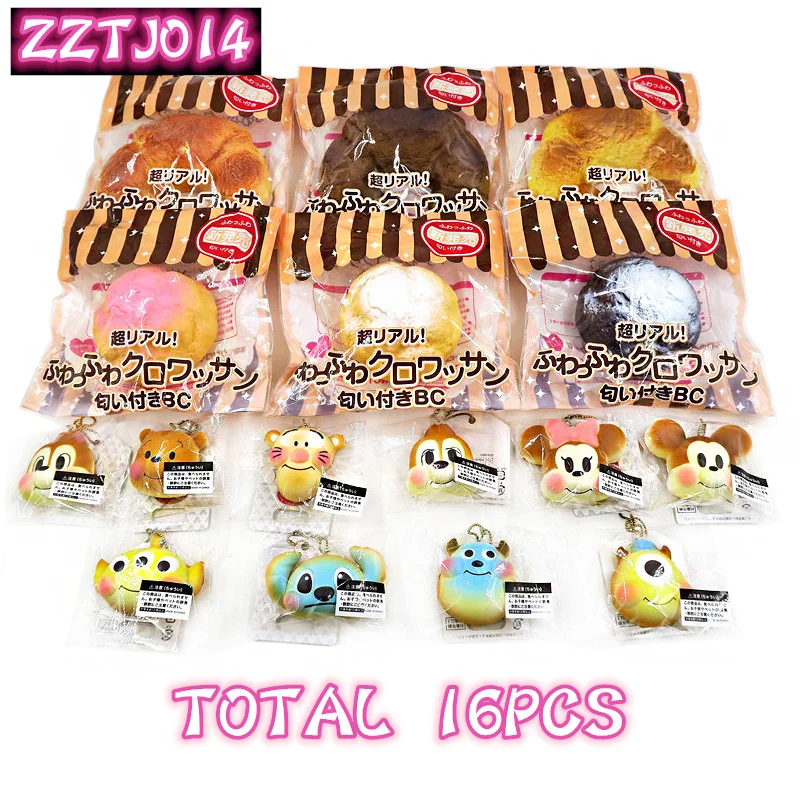 16pcs/lot,ZZTJ014 suit,Slow rebound pendant, ornament, bread squishy set,Special and limited sale,free shipping
16pcs/lot,ZZTJ014 suit,Slow rebound pendant, ornament, bread squishy set,Special and limited sale,free shipping