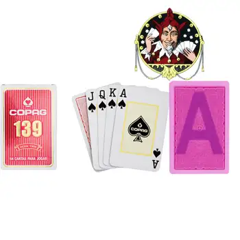 Trick Playing Poker Copag139 Invisible Ink Marked for Casino Games and Magical Shows
Trick Playing Poker Copag139 Invisible Ink Marked for Casino Games and Magical Shows