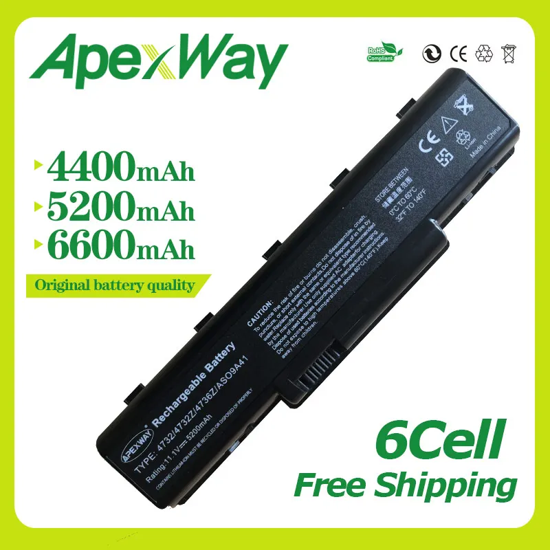 Apexway 6 cell battery for Acer Packard Bell EasyNote F2465 F2466 F2467 F2468 F2471 F2474 F2475 F2287 TR81 TR82 TR83 TR85 TR86
Apexway 6 cell battery for Acer Packard Bell EasyNote F2465 F2466 F2467 F2468 F2471 F2474 F2475 F2287 TR81 TR82 TR83 TR85 TR86