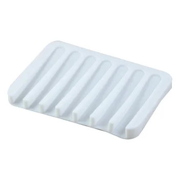 Creative Rectangle Shape Soap Dish Tray Drain Silicone Soap Box for Shower Bathroom Kitchen(White)
Creative Rectangle Shape Soap Dish Tray Drain Silicone Soap Box for Shower Bathroom Kitchen(White)