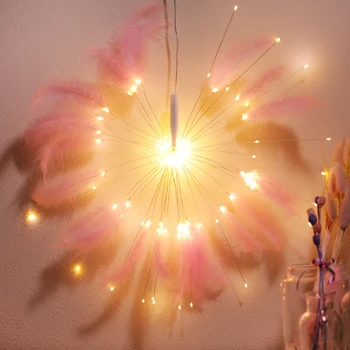 DIY Feather Fireworks Lamp LED String Outdoor Courtyard Lighting Garland Lighting New Year Valentine's Day Wedding Decor Gift
DIY Feather Fireworks Lamp LED String Outdoor Courtyard Lighting Garland Lighting New Year Valentine's Day Wedding Decor Gift