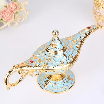 Metal Carving Aladdin Lamp cosplay Retro Statue Aluminum Alloy Decoration Collection Save Collection Art Craft Gift Halloween
Metal Carving Aladdin Lamp cosplay Retro Statue Aluminum Alloy Decoration Collection Save Collection Art Craft Gift Halloween