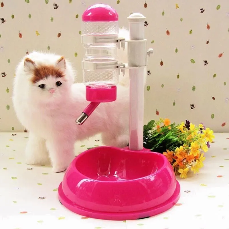 1pc Dog Cat Food Bowl Water Dispenser Stand Feeder Bottle Plastic Dog Cat Drinking Fountain Food Dish Pet Supplies 500ml
1pc Dog Cat Food Bowl Water Dispenser Stand Feeder Bottle Plastic Dog Cat Drinking Fountain Food Dish Pet Supplies 500ml