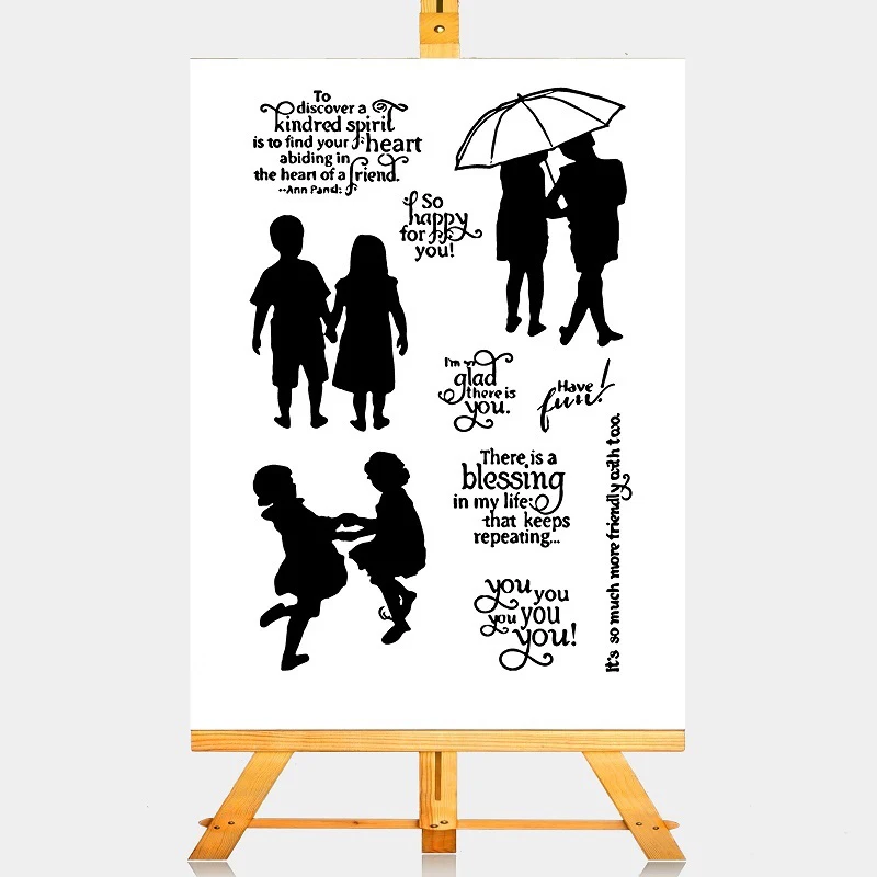 Lovers silicone Clear Stamps For DIY Scrapbooking albulm photo Card Making Decorative valentine's day Silicone clear Stamp
Lovers silicone Clear Stamps For DIY Scrapbooking albulm photo Card Making Decorative valentine's day Silicone clear Stamp