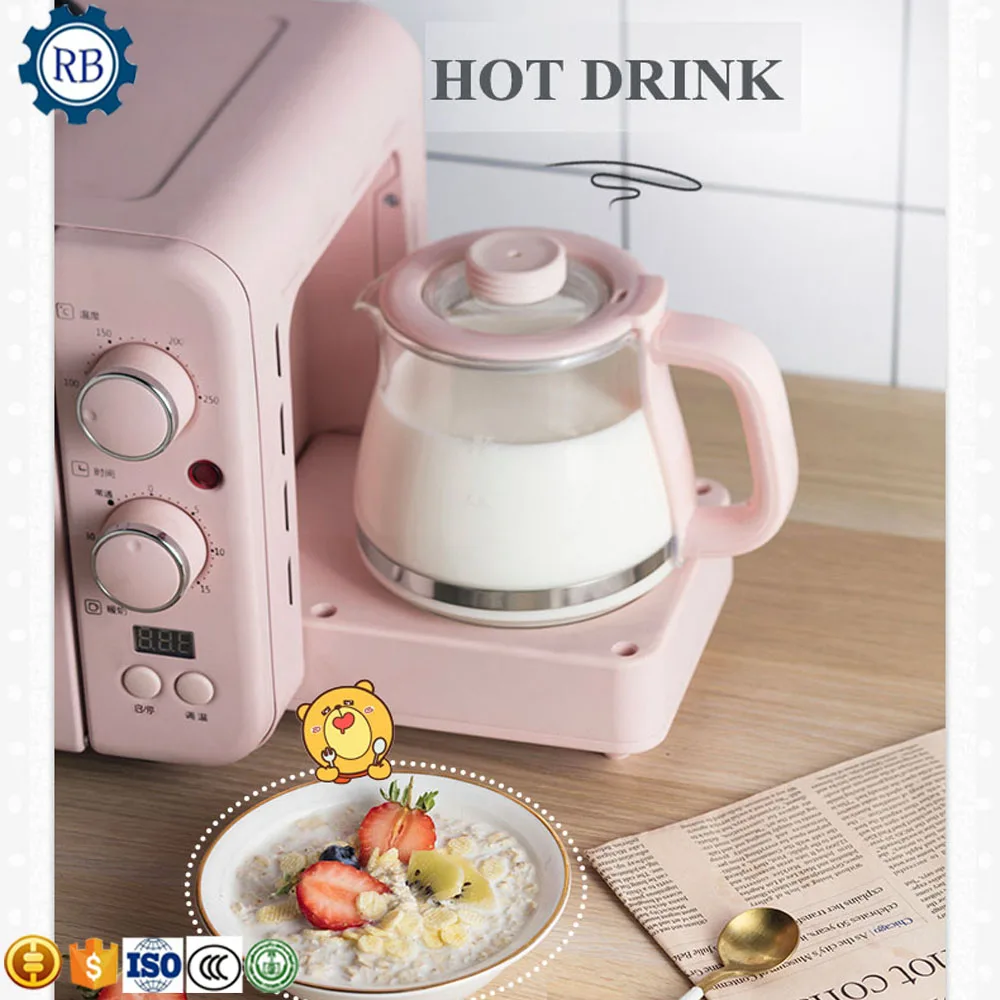 Big Capacity household coffee machine electrical bread breakfast machine 3 in 1 maker bake oven fried egg
Big Capacity household coffee machine electrical bread breakfast machine 3 in 1 maker bake oven fried egg