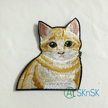 DIY patches500pcs/lot yellow cat embroidered patches stick on cloth cute animal badges applique iron on patches DHL
DIY patches500pcs/lot yellow cat embroidered patches stick on cloth cute animal badges applique iron on patches DHL