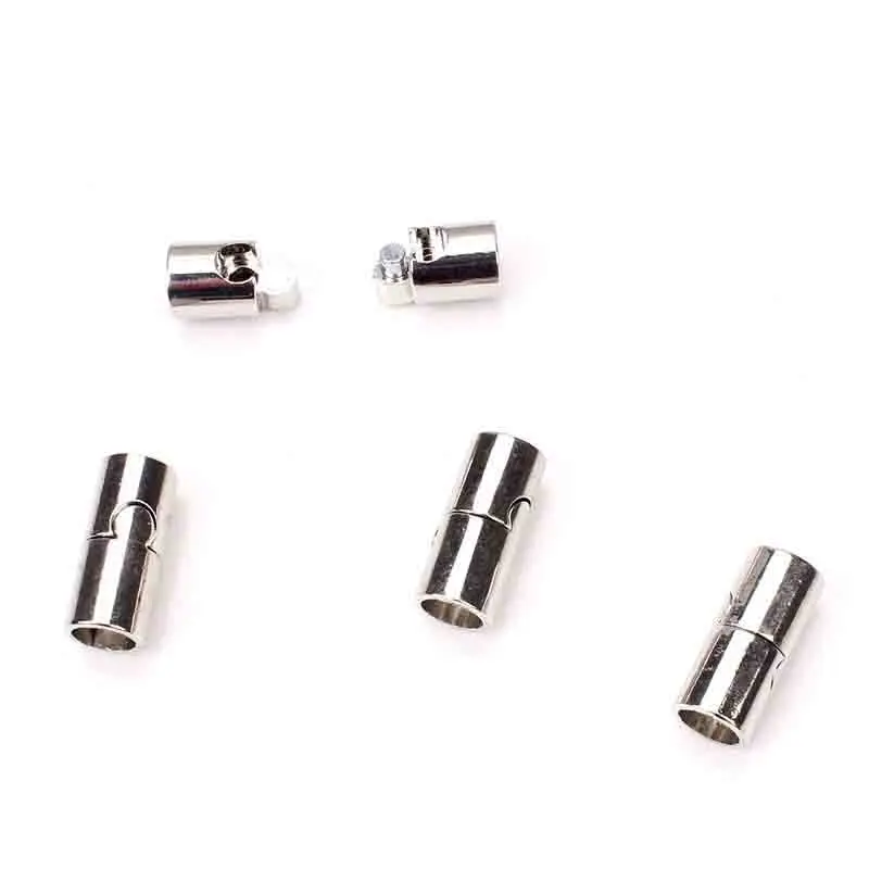 5Set/lot Rhodium Strong Magnetic Clasp 7mm Round Leather Cord Magnetic Closure for DIY Leather Necklace Jewelry Making Materials
5Set/lot Rhodium Strong Magnetic Clasp 7mm Round Leather Cord Magnetic Closure for DIY Leather Necklace Jewelry Making Materials
